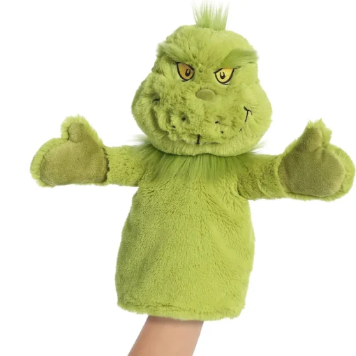 Aurora Dr. Seuss Grinch Hand Puppet 10"