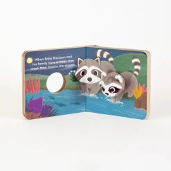 Baby Raccoon Finger Puppet Board Book