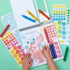 Bright Stripes iHeartArt Jr Art on the Go! Going Dotty Ocean