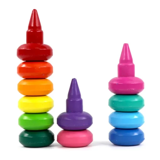 Bright Stripes iHeartArt Jr. 12 Finger Crayons