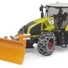 Bruder® Claas Axion 950 with Snow Chains and Plough Blade