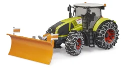 Bruder® Claas Axion 950 with Snow Chains and Plough Blade