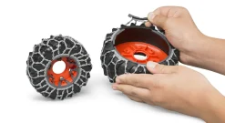 Bruder® Claas Axion 950 with Snow Chains and Plough Blade