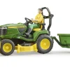 Bruder® John Deere Lawn Tractor with Trailer