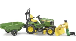 Bruder® John Deere Lawn Tractor with Trailer
