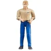 Bruder® Man - Light Skin, Blue Jeans