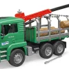 Bruder® MAN Timber Truck with Loading Crane