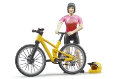 Bruder® Mountain Bike with Female Cyclist
