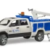 Bruder® RAM 2500 Service Truck with Rotating Beacon Light