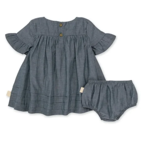 Burt's Bees Organic Baby Chambray Cotton Dress