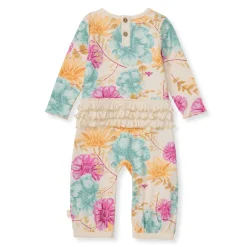 Burt's Bees Organic Baby Mountain Floral Jumpsuit
