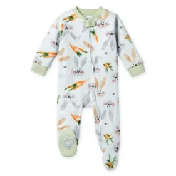 Burt's Bees Organic Baby One-Piece Sleep & Play Being a Bunny