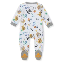 Burt's Bees Organic Baby One-Piece Footless Sleep & Play Halloween Treats