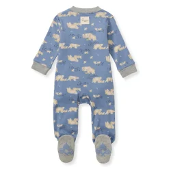 Burt's Bees Organic Baby One-Piece Sleep & Play Polar Mountain