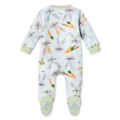 Burt's Bees Organic Baby One-Piece Sleep & Play Being a Bunny