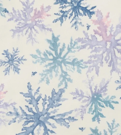 Burt's Bees Organic Baby One-Piece Sleep & Play Snowflake Flurries
