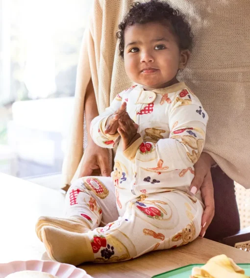 Burt's Bees Organic Baby One-Piece Sleep & Play Easter Breakfast