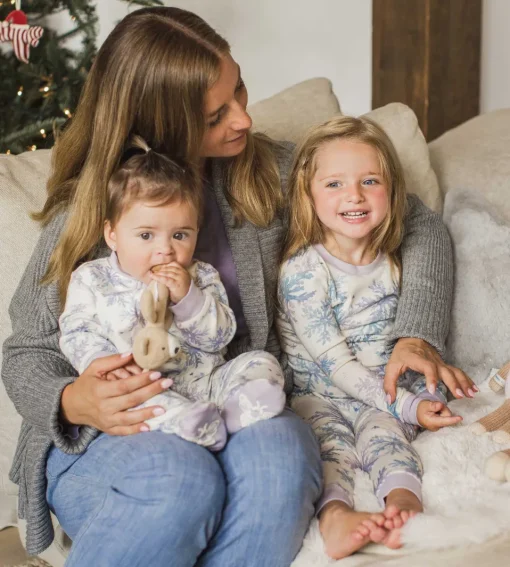 Burt's Bees Organic Baby One-Piece Sleep & Play Snowflake Flurries