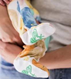 Burt's Bees Organic Baby One-Piece Sleep & Play Easter Friends