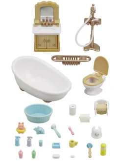 Calico Critters Country Bathroom Set
