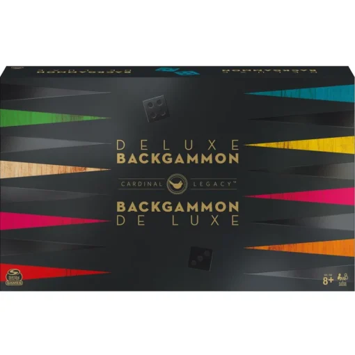 Cardinal Games Deluxe Wooden Backgammon
