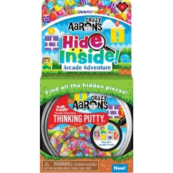 Crazy Aaron's® Thinking Putty® Hide Inside! Arcade Adventure - Discontinued