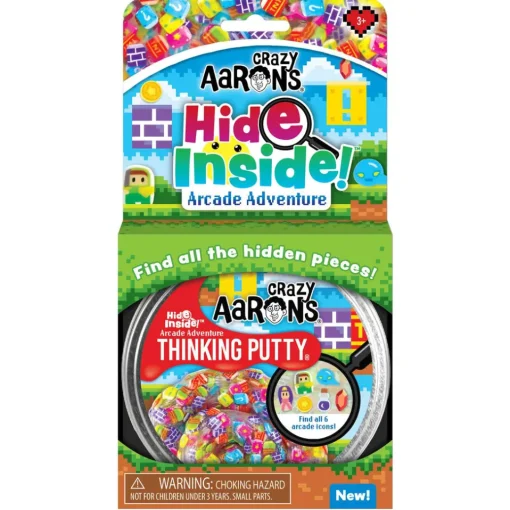 Crazy Aaron's® Thinking Putty® Hide Inside! Arcade Adventure - Discontinued