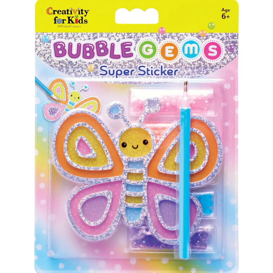 Creativity for Kids Bubble Gems™ Super Sticker Butterfly