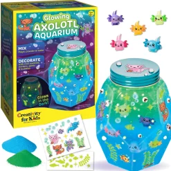 Creativity for Kids Glowing Axolotl Aquarium