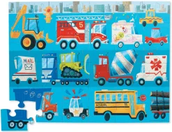 Crocodile Creek 36 Piece Floor Puzzle Vehicles