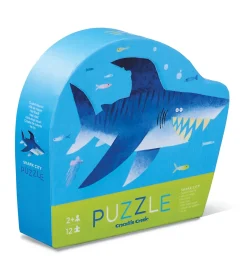 Crocodile Creek 12 Piece Mini Puzzle Shark City