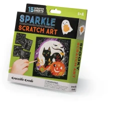 Crocodile Creek Sparkle Scratch Art Spooky