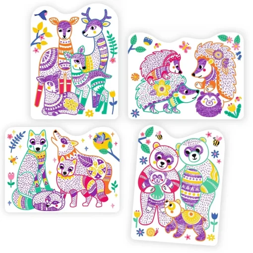 Djeco Coloring: Forest Families