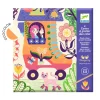 Djeco Metallic Scratch Card Activity Set: Wacky Houses