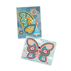 Djeco Sticker Mosaic Craft Kit: Butterflies