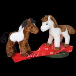 Douglas Arrow Head Brown Paint Horse 8"