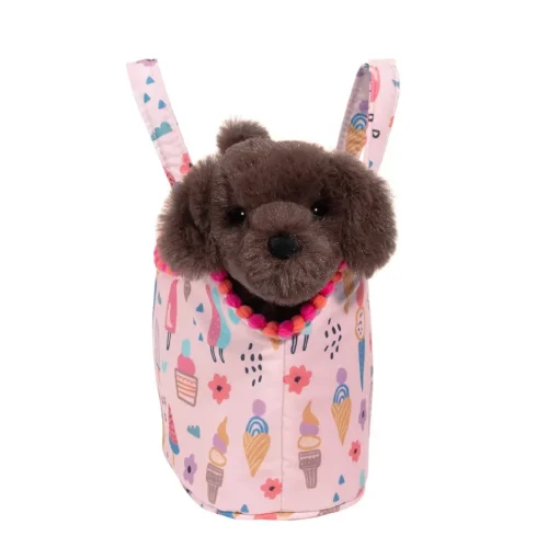 Douglas Sassy Pet Sak Sweet Treat with Chocolate Lab 6.5"