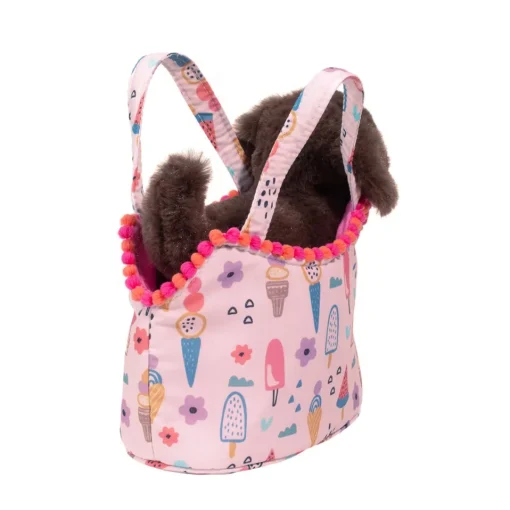 Douglas Sassy Pet Sak Sweet Treat with Chocolate Lab 6.5"