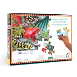 eeBoo 100 Piece Puzzle Love of Amphibians