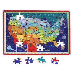 eeBoo 100 Piece Puzzle This Land is Your Land