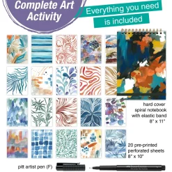 Faber-Castell Reverse Coloring & Doodling Book - Neutrals Edition