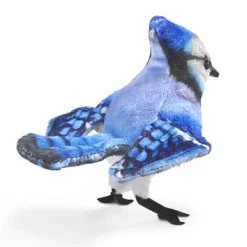 Folkmanis® Finger Puppet: Mini Blue Jay