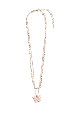 Great Pretenders Boutique Chic Bubbly Butterly Necklace