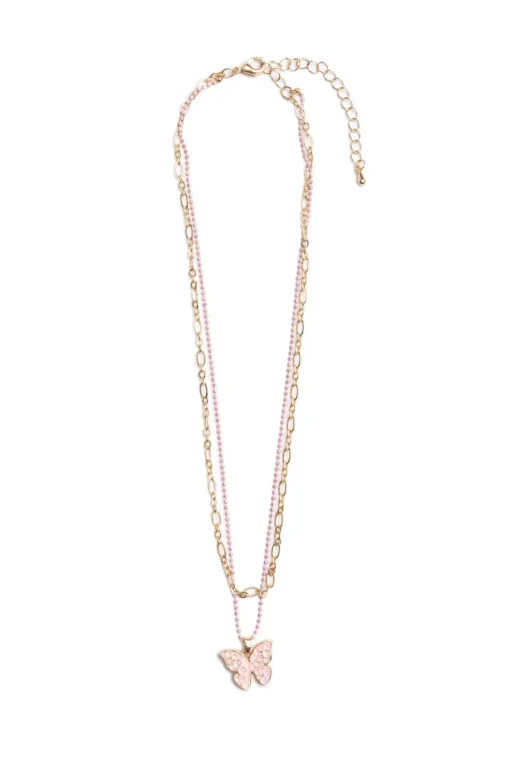 Great Pretenders Boutique Chic Bubbly Butterly Necklace