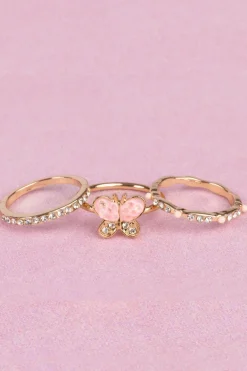 Great Pretenders Boutique Chic Rings: Butterfly Garden