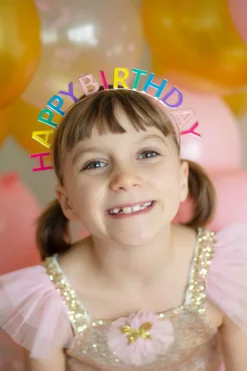 Great Pretenders Headband: Happy Birthday Rainbow