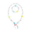 Great Pretenders Necklace & Bracelet Set: White Unicorn