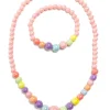 Great Pretenders Necklace and Bracelet Set: Pearly Pastel
