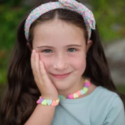 Great Pretenders Necklace & Bracelet Set: Sweet Tart