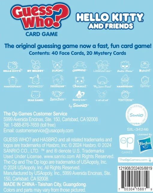 GUESS WHO?® Card Game: Hello Kitty and Friends